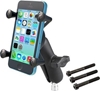 Picture of RAM Mounts X-Grip Phone Mount with Motorcycle Handlebar Clamp Base