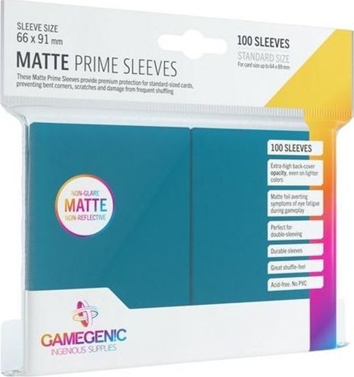 Picture of Rebel Gamegenic: Matte Prime CCG Sleeves 66x91mm Blue