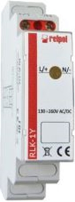 Attēls no Relpol Lampka modułowa 1-fazowa 230V AC LED czerwona RLK-1R (863026)