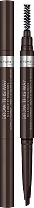 Attēls no Rimmel  Brow This Way Kredka do brwi Nr 003 Dark Brown 0.25g