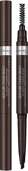 Picture of Rimmel  Brow This Way Kredka do brwi Nr 003 Dark Brown 0.25g