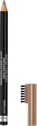 Изображение Rimmel  RIMMEL_Brow This Way Brow kredka do brwi ze szczoteczką 003 Dark Brown 0,25g