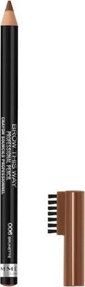 Attēls no Rimmel  RIMMEL_Brow This Way Brow kredka do brwi ze szczoteczką 006 Brunette 0,25g