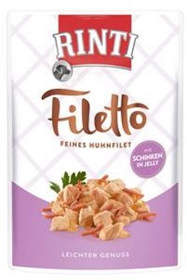 Изображение Rinti Rinti Filet 100g Saszetka Kura Szynka W Galaretce