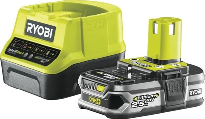 Изображение Ryobi Zestaw startowy ładowarka + akumulator RYOBI RC18120-125 - RC18120-125