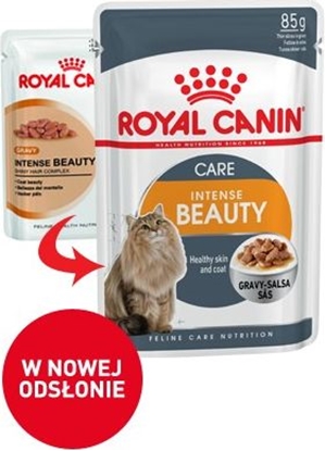 Attēls no Royal Canin Intense BEAUTY Feline w sosie 85g