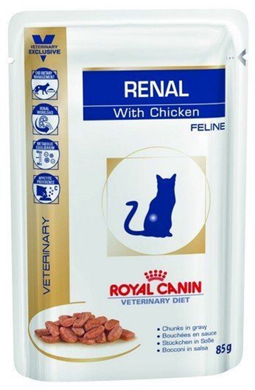 Picture of Royal Canin Veterinary Diet Feline Renal Kurczak saszetka 85g