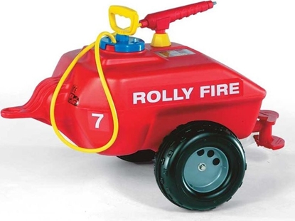 Picture of Rolly Toys Trailer Przyczepa Cysterna do traktora Straż pożarna 5l