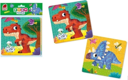 Attēls no Roter Kafer Piankowe puzzle 2w1"Dinozaury" RK6050-06