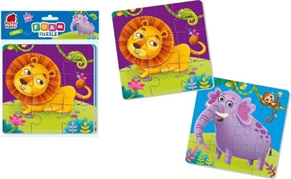 Attēls no Roter Kafer Piankowe puzzle 2w1"ZOO" RK6050-05