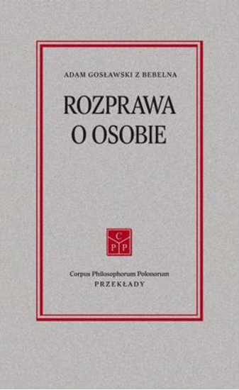 Picture of Rozprawa o osobie