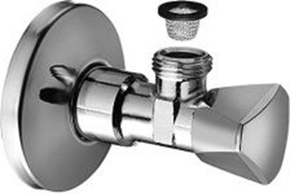 Изображение Schell Zawór kątowy Sanland z ﬁltrem 1/2"x3/8"  (970580000)