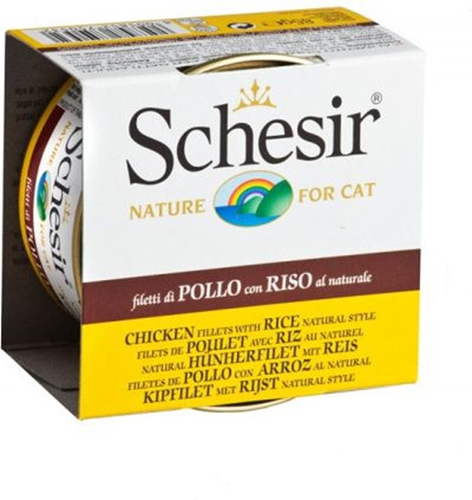 Изображение Schesir SCHESIR KOT 85g pusz. KURA+RYŻ SOS