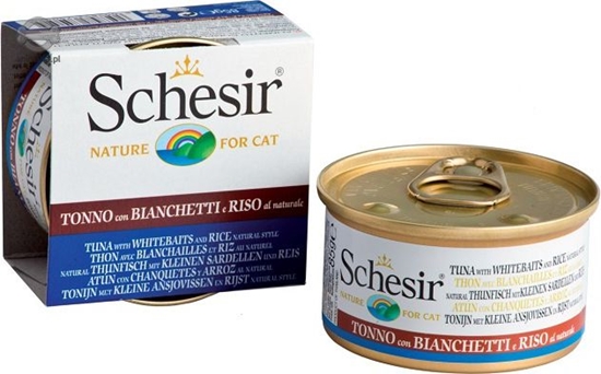 Изображение Schesir SCHESIR KOT 85g pusz. TUNA SMAŻONE RYBY