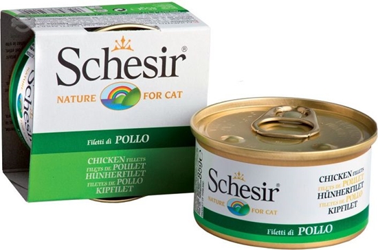 Изображение Schesir SCHESIR KOT 85g pusz.KURA FILET galaretka