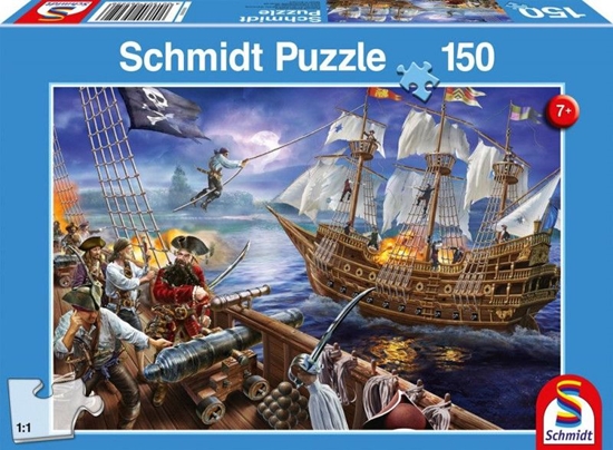 Изображение Schmidt Spiele Puzzle 150 Pirackie potyczki G3