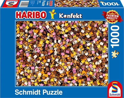 Attēls no Schmidt Spiele Puzzle PQ 1000 Haribo Lukrecjowe żelki G3