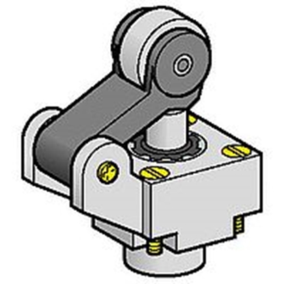 Attēls no Schneider Electric Głowica łącznika krańcowego ZCKE trzpień z rolką stalową (ZCKE23)