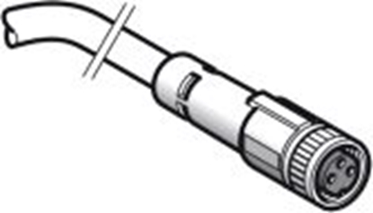 Picture of Schneider Electric Złącze żeńskie M8 proste 3-pinowe kabel 5m PUR (XZCP0566L5)