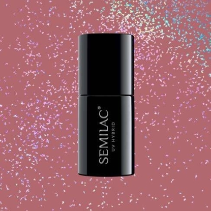 Изображение Semilac Semilac Lakier Hybrydowy 321 Shimmer Dust Caramel, 7 ml