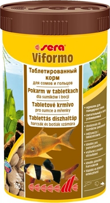 Изображение Sera Viformo Nature 250 ml, tabl. - pokarm dla bocji i ryb sumokształtnych