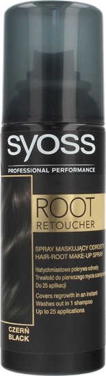 Изображение Syoss Root Retoucher spray do maskowania odrostów czarny
