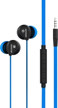 Изображение Słuchawki Sencor SEP 172 VCM BLUE EARPHONES SENCOR