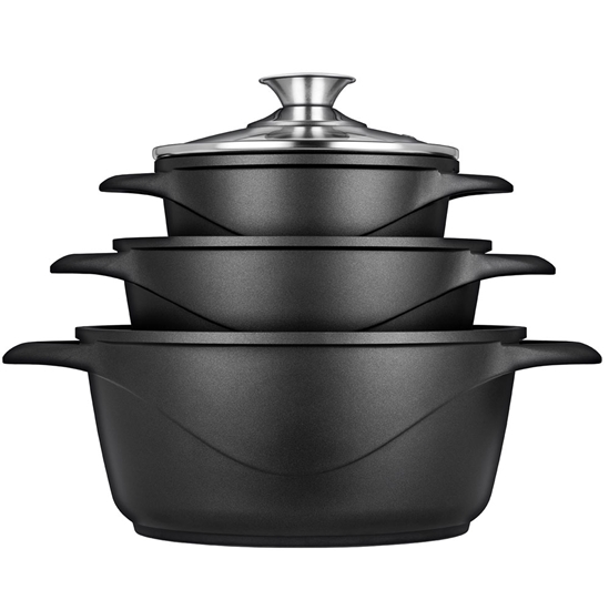 Изображение Smile MGK-18 soup pot Black Aluminium