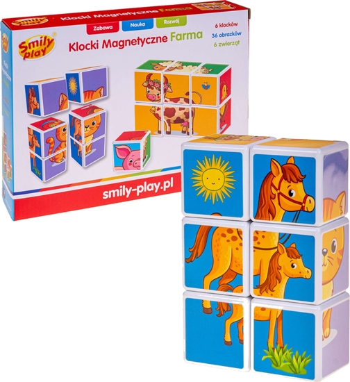 Picture of Smily Play Klocki magnetyczne Farma