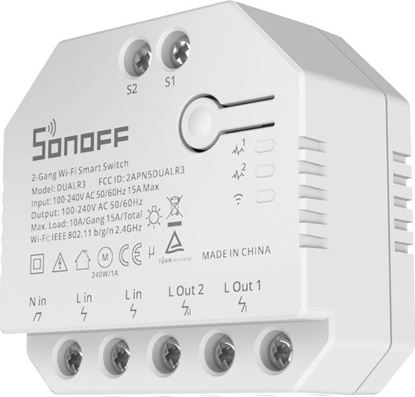 Attēls no Sonoff Inteligentny Przełącznik Wifi Sonoff Dual R3 Sonoff