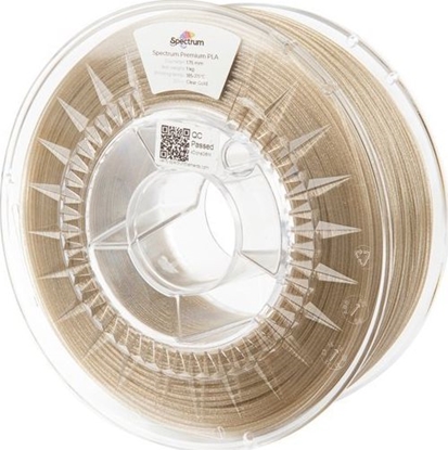 Изображение Spectrum Filament PLA Glitter 1,75mm Clear gold 1kg