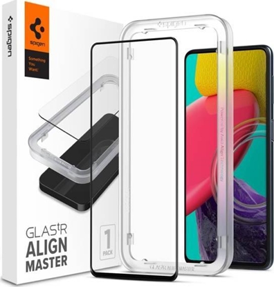 Attēls no Spigen SZKŁO HARTOWANE SPIGEN ALM GLASS FC GALAXY M53 5G BLACK