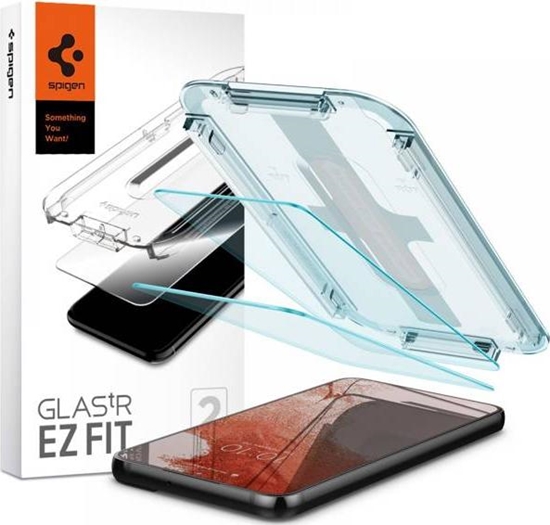 Изображение Spigen Szkło hartowane Spigen GLAS.tR ez Fit Samsung Galaxy S22+ Plus [2 PACK]