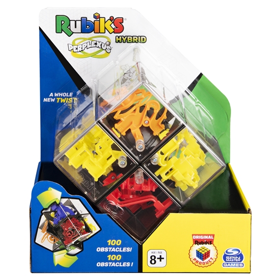 Изображение Games Rubik’s Perplexus Hybrid 2 x 2, Challenging Puzzle Maze Ball Skill Game for Ages 8 & Up