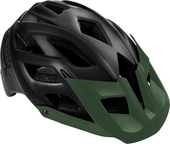 Изображение Spokey Kask rowerowy SINGLETRAIL ciemnozielony r. L