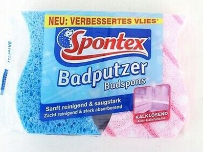 Изображение Spontex Gąbka do czyszczenia łazienki 2 sztuki