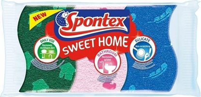 Изображение Spontex Zmywak Celuloza Sweet Home 3szt