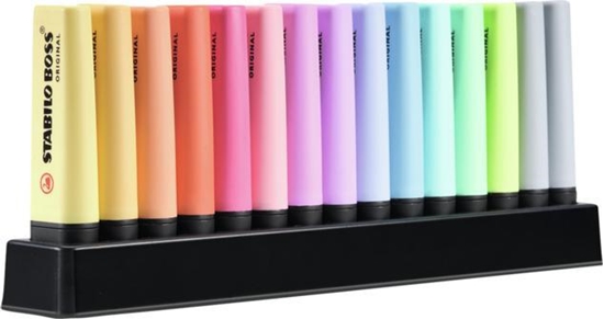 Picture of STABILO Boss Original Pastel marker 15 pc(s) Chisel tip Multicolour