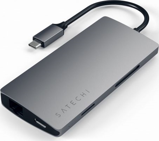 Picture of Stacja/replikator Satechi Multiport Adapter V2 USB-C (ST-TCMA2M)