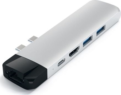 Изображение Stacja/replikator Satechi Pro Hub USB-C (ST-TCPHES)