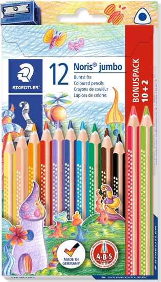 Picture of Staedtler Buntstift Noris jumbo 10+2