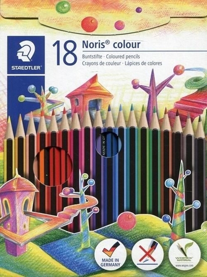 Изображение Staedtler Kredki Noris colour Wopex 18 kolorów