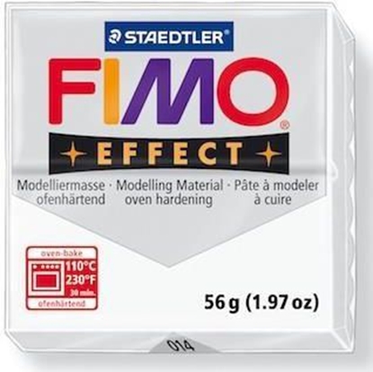 Attēls no Staedtler Masa Fimo Effect 56g 014 biały przezroczysty (185289)