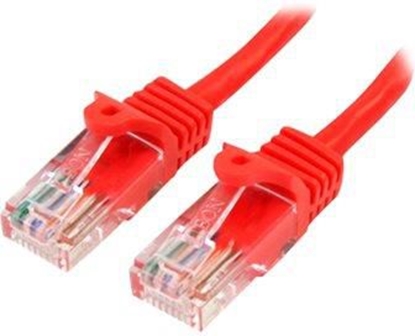 Attēls no StarTech RJ-45 Cat5e męski-męski 0,5m czerwony (45PAT50CMRD)