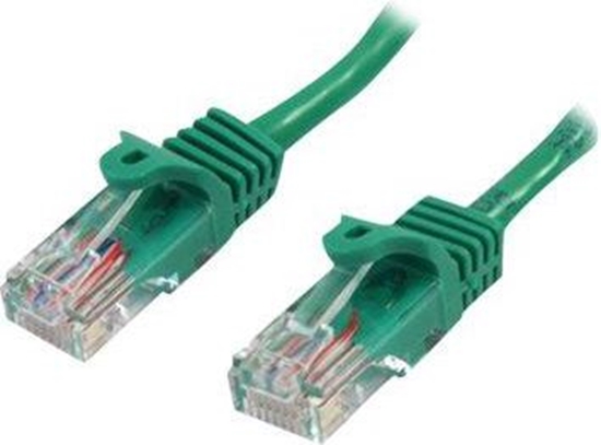 Изображение StarTech RJ-45 Cat5e męski-męski 0,5m zielony (45PAT50CMGN)