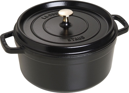 Picture of STAUB Garnek STAUB żeliwny okrągły 5.2 ltr czarny uniwersalny