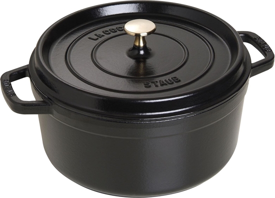 Picture of STAUB Garnek STAUB żeliwny okrągły 5.2 ltr czarny uniwersalny