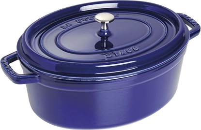 Picture of STAUB Garnek STAUB żeliwny owalny 5.5 ltr niebieski uniwersalny