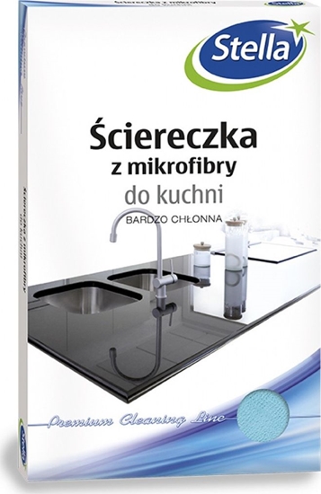 Изображение Stella Ściereczka z mikrofibry STELLA, do kuchni, 1 szt., mix