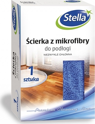 Picture of Stella Ścierka z mikrofibry STELLA, do podłogi, dwustronna, 1 szt., niebieski